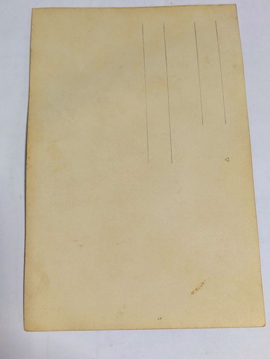 Postal antigo de casamento, anos 30..
