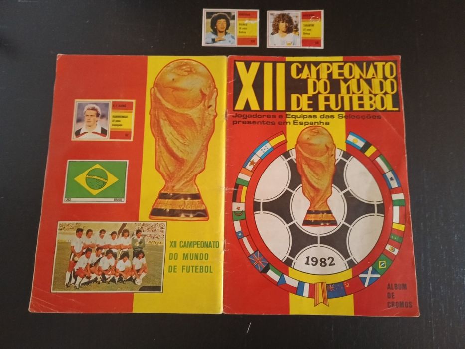 Caderneta completa Espanha - XII Campeonato do Mundo de Futebol