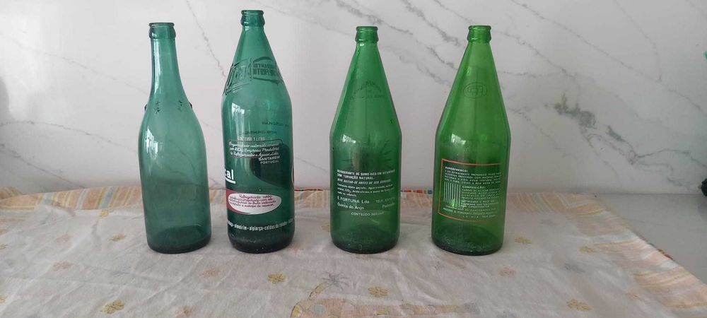 Lote garrafas serigrafadas 1lt vintage