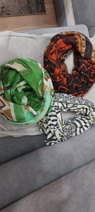Komin/apaszka damska 3szt