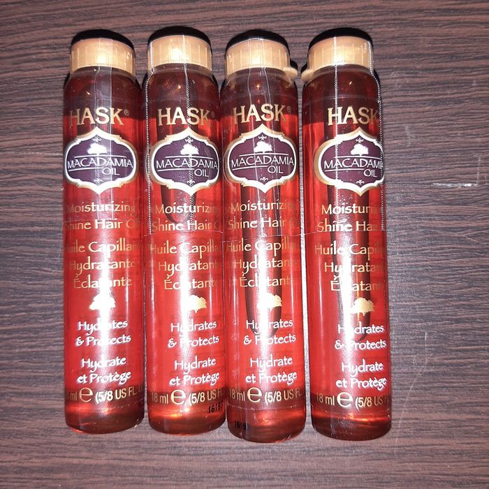 Olejek macadamia do włosów 4x18 ml hask