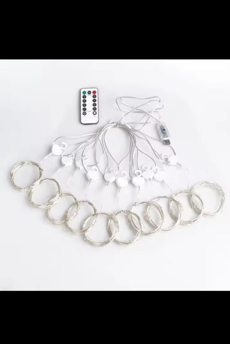 Гірлянда штора USB 3*3 з гачками 3*2  Роса 20 метрів  є Опт