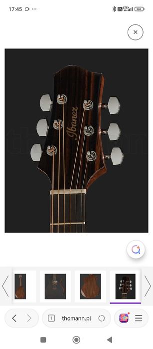 Gitara Ibanez akustyczny Jon Gomm wersja Platinum collection