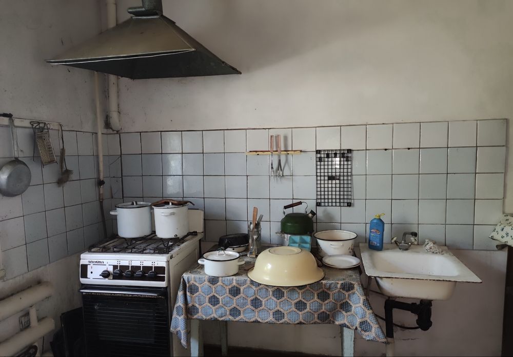 Будинок з газовим та твердопаливним опаленням, ділянка 70 сот чорнозему, с. Бакай
