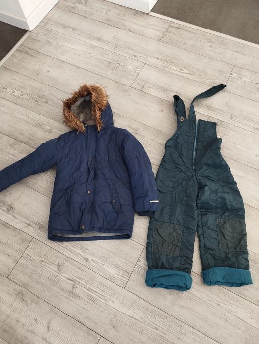 Kurtka i spodnie zimowe 128 cm