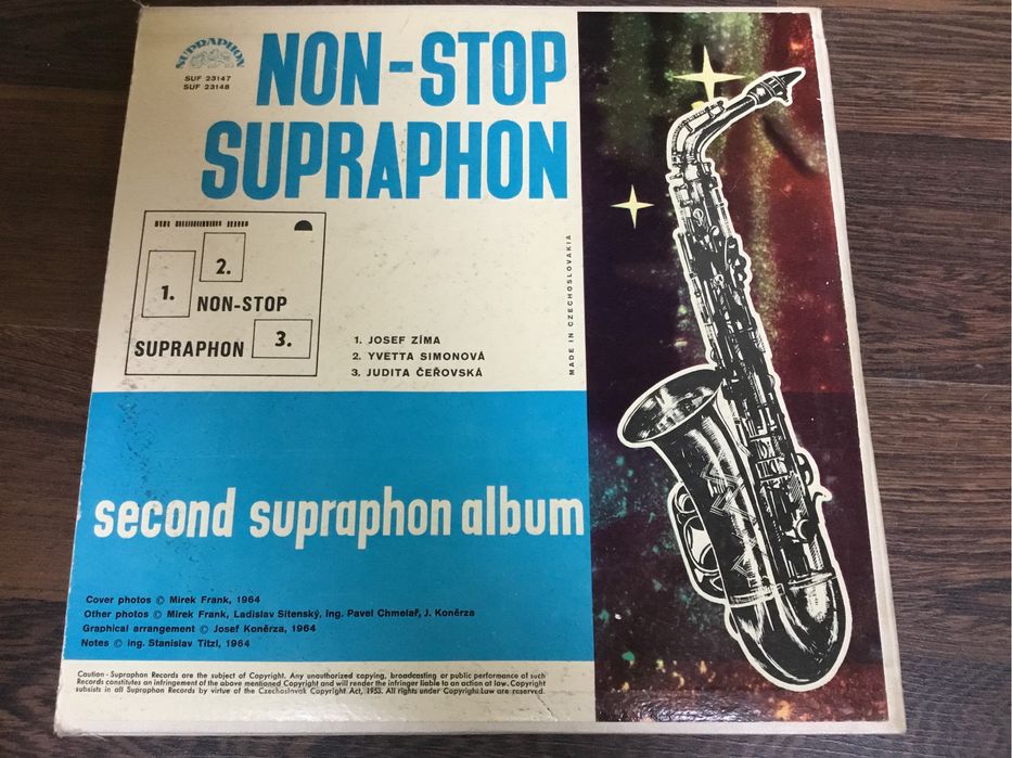 Non stop supraphon. Second supraphon album winyl