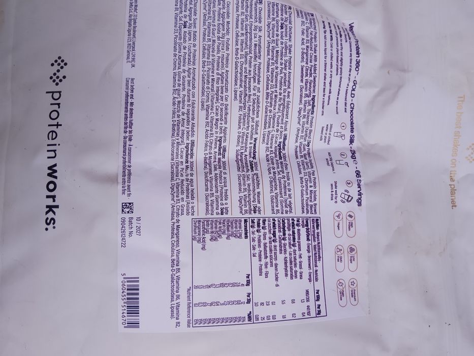 Zestaw 2x 2 kg odżywka wegańska protein works
