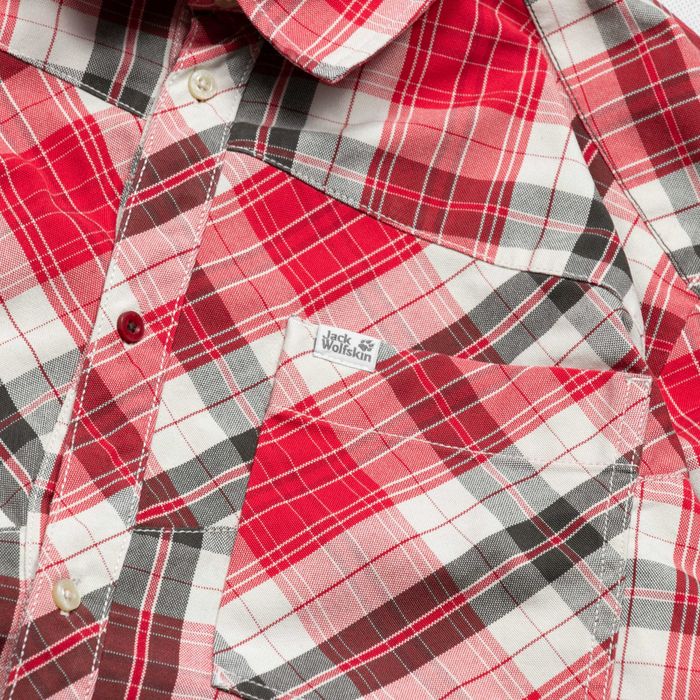 Jack Wolfskin QMC slim fit koszula w kratę trekkingowa XXL