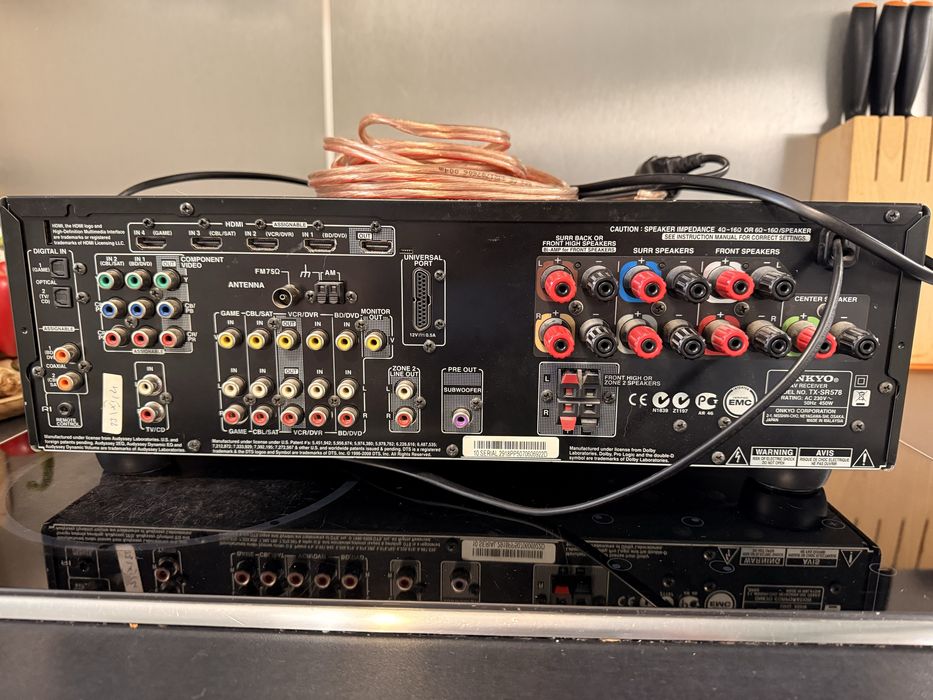 Wzmaciacz onkyo TX SR578 uszkodzony