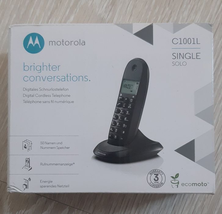 Telefon bezprzewodowy Motorola C1001L single