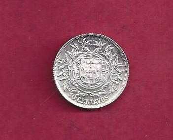 REPUBLICA   10    Centavos  1915  Prata  SOBERBA UNC