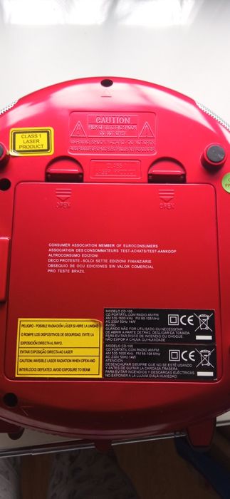 Leitor DVD com rádio portátil ou/e fixo