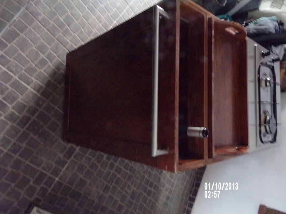 Carro/Móvel com fogão para flambear