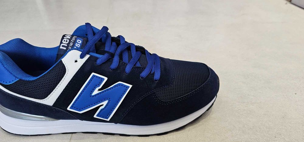 Granatowe niebieskie buty męskie 41-46 siatkowe