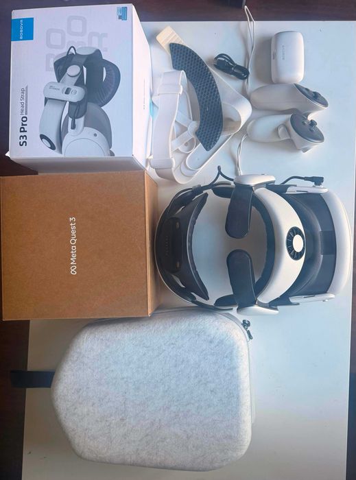 Meta Quest 3 512 GB 4K + BOBOVR S3 Pro + etui