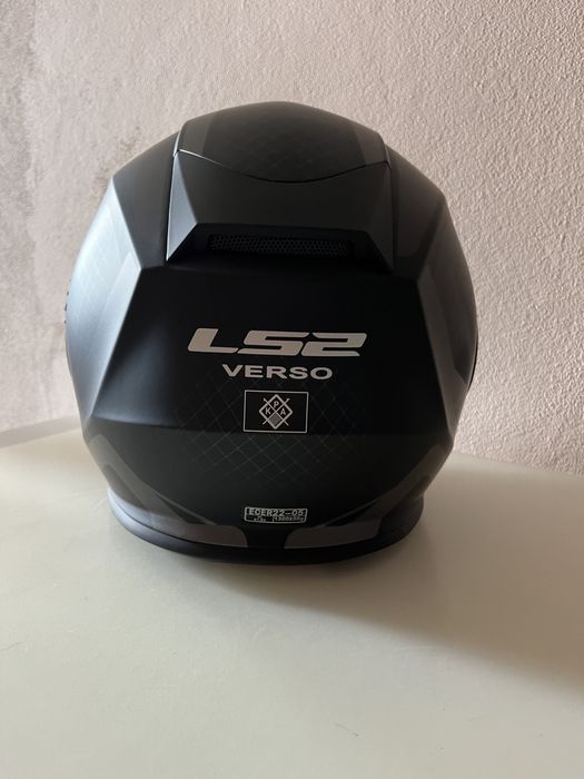 Capacete LS2 OF570 Verso Marker Preto Mate/Titanio