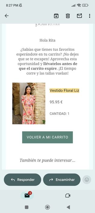 Vestido de festa floral comprido tamanho L