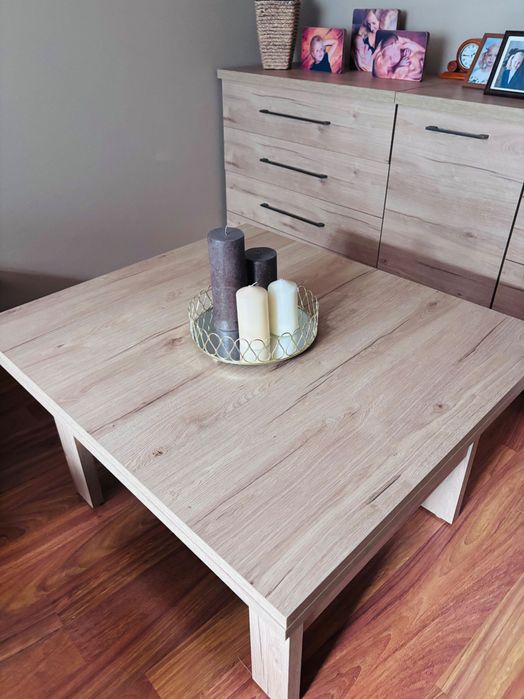 Ławostół Rozkładany i Podnoszony - Dąb Soma - Stan Idealny!