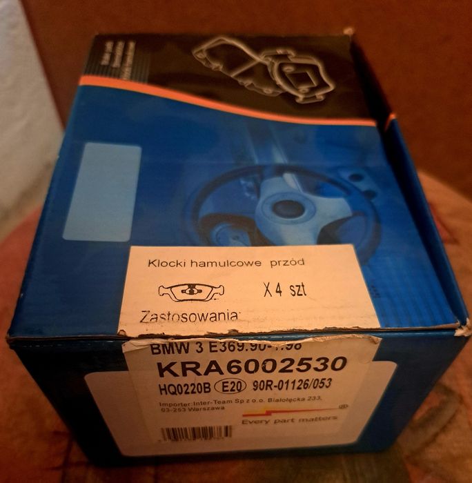 Tarcze i klocki hamulcowe przod BMW E 36 90-00 i Z3 96-99