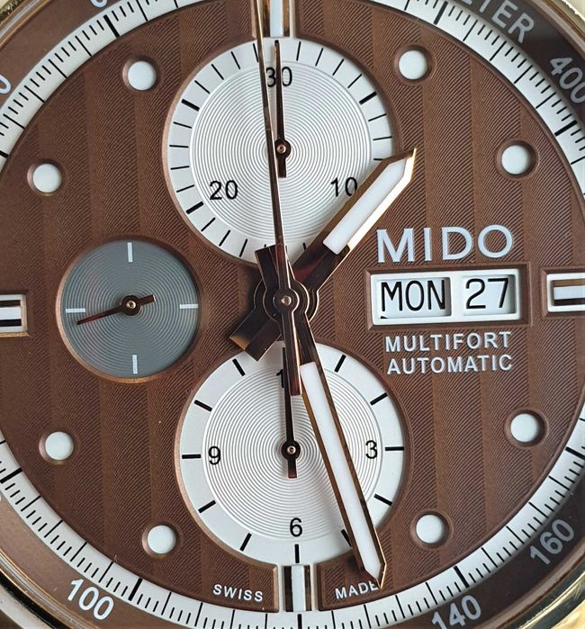 Чоловічий годинник Mido Multifort M005.614.36.051.22 Automatic Chronog
