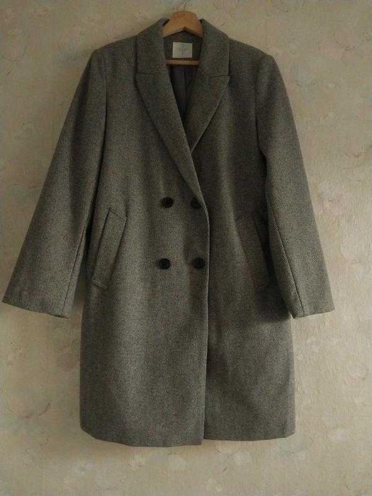 Напівпальто жіноче primark s 44р., сіре, поліестер