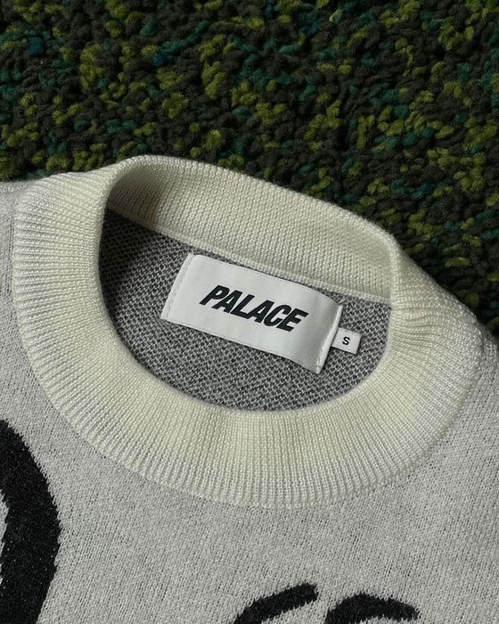 Свитер Palace Archaeology Knit White (used) | ORIGINAL: 6 500 грн 