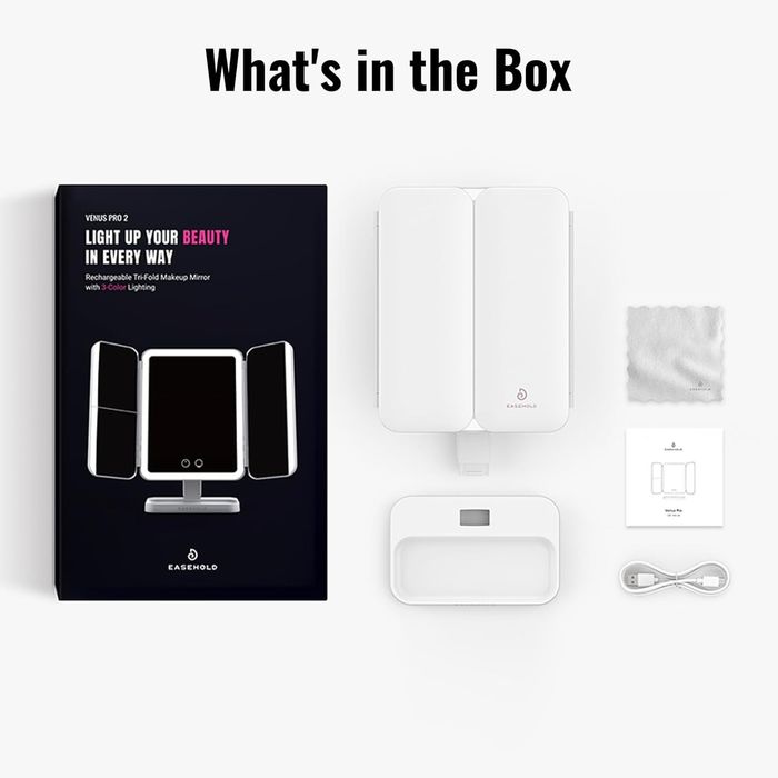 Дзеркало для макіяжу EASEHOLD з підсвічуванням, преміум якість