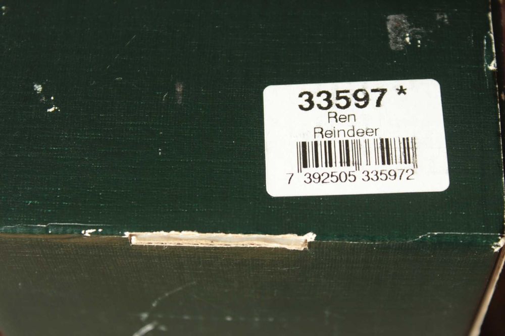 Escultura de Alce em Cristal Mats Jonasson