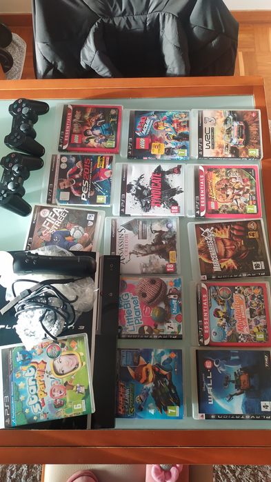 PlayStation 3 com 16  jogos