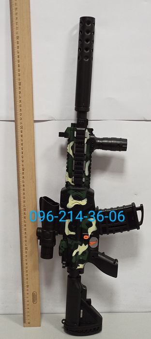 Детский автомат M416 на аккумуляторе, оптический прицел.