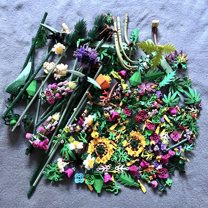 Rośliny Lego liść kwiatek roślinki miks mix