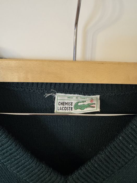 Sweter serek Lacoste Vintage XL