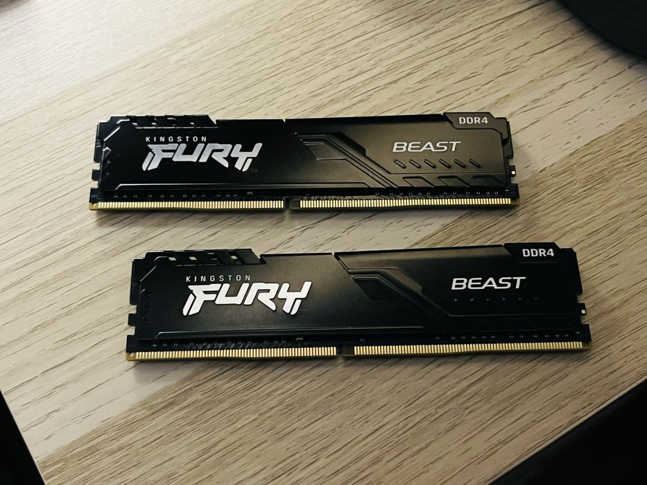 Memória RAM Kingston Fury Beast 16GB (2x8GB) DDR4-3200MHz (Intel XMP)