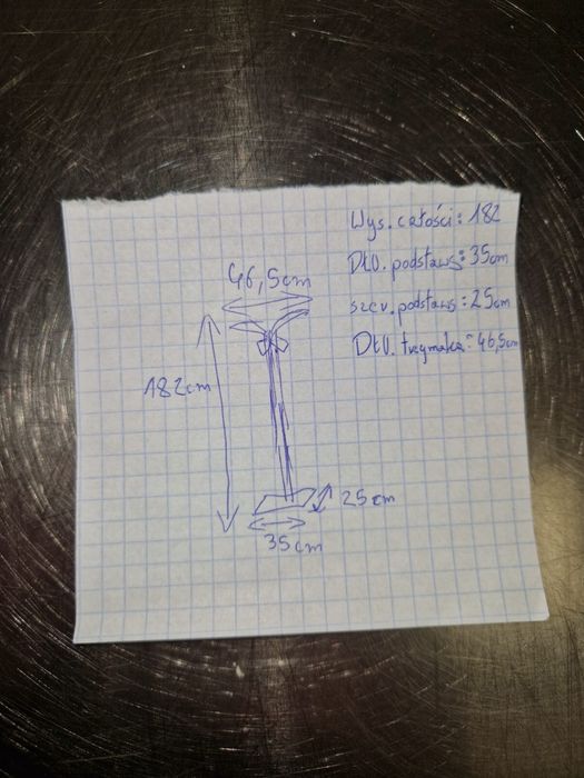 Stojak na łopaty do pizzy