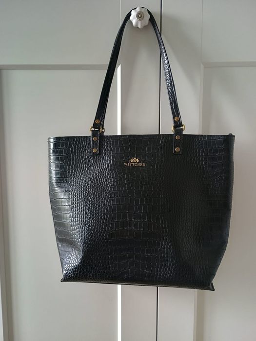 Czarna elegancka torba Wittchen JAK NOWA!