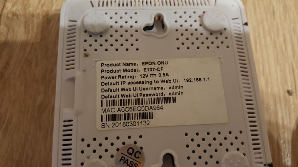 Адаптер интернет с блоком питания