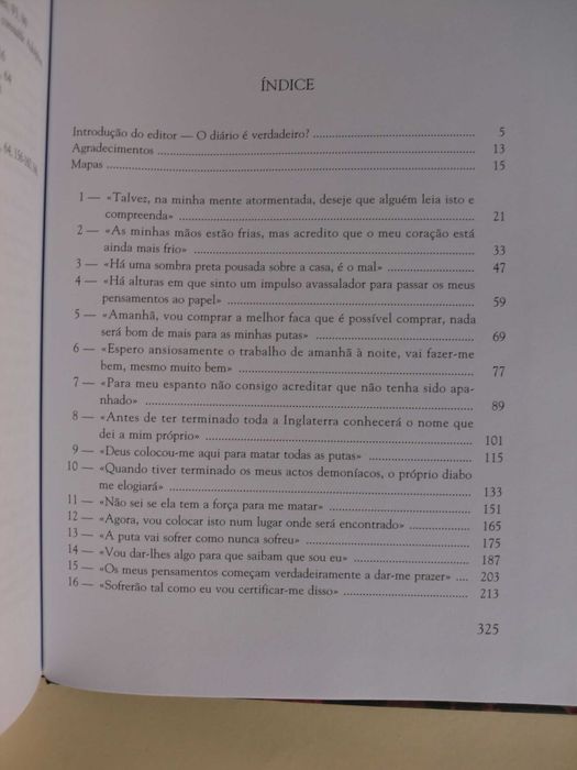 O Diário de Jack o Estripador
de Shirley Harrison