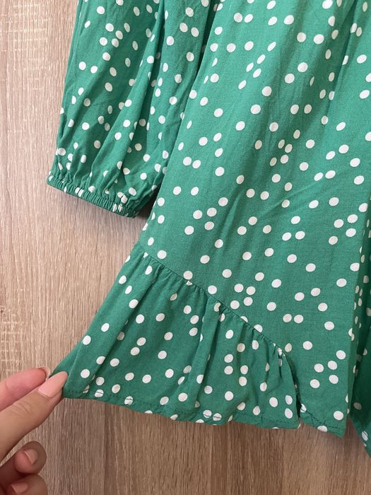 Zielony kombinezon w kropki rozmiar L New Yorker