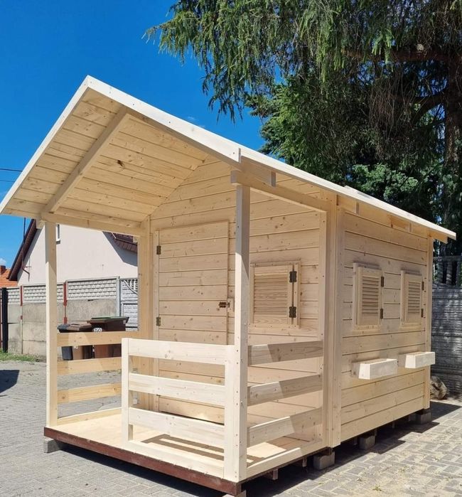 DUŻE domki drewniane dla dzieci