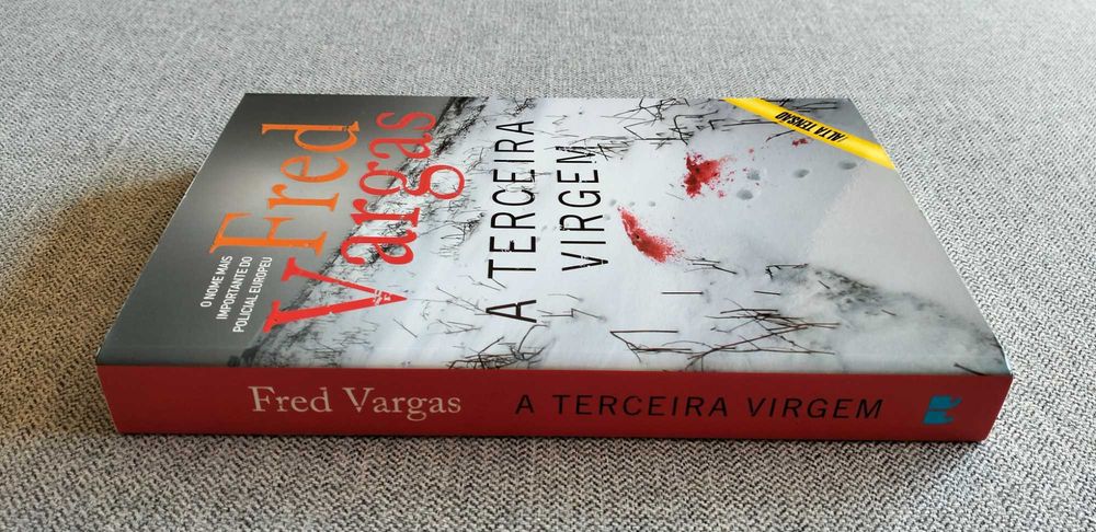 Livro "A terceira Virgem" Fred Vargas