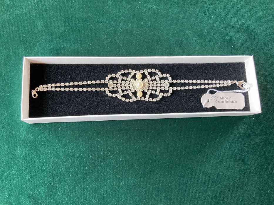 Nowa bransoletka w kolorze srebrnym, wyprzedaż