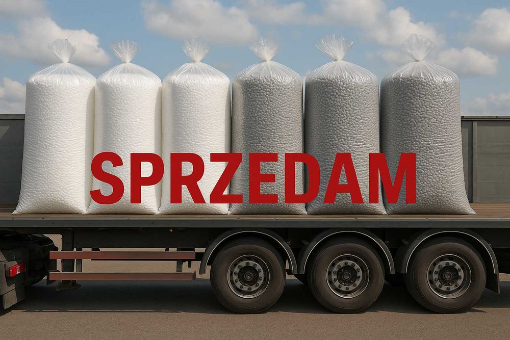 Granulat styropianowy regranulat styrobeton lekkie wylewki transport