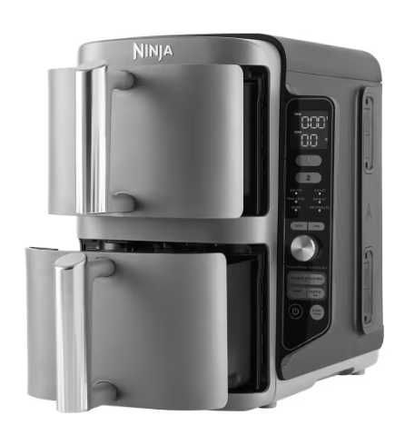 Ninja Double Stack XL Pionowa Frytkownica Beztłuszczowa 9,5 l