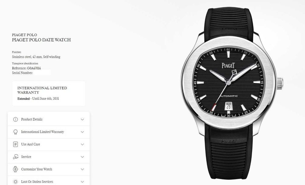 Piaget Polo Date 2023r. / Gwar. do 2031r.