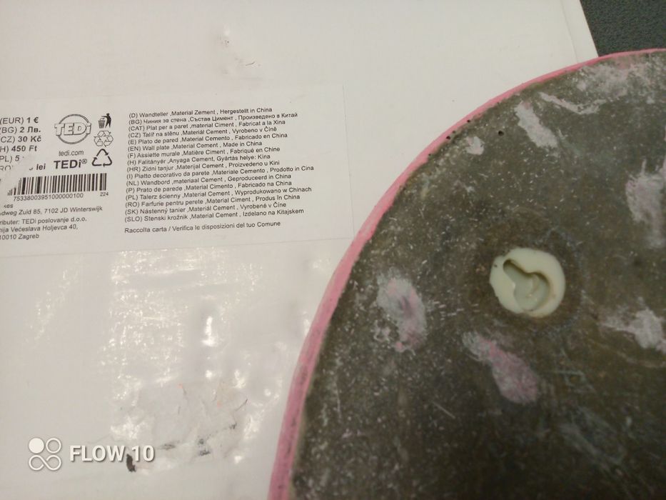 Talerz ozdobny na ścianę