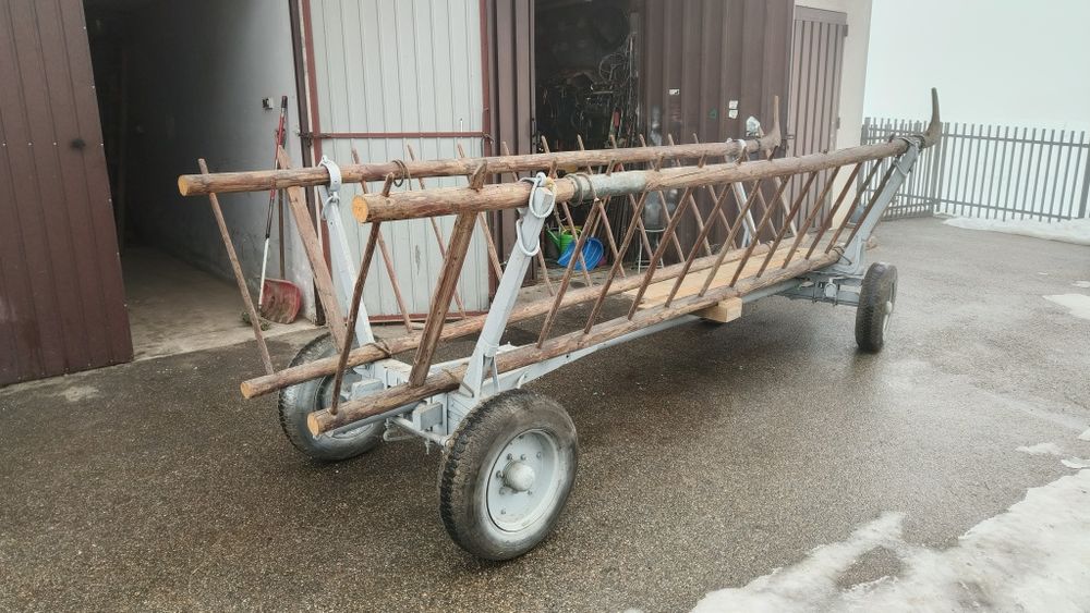 Wóz konny drabiniasty znaczniki do ziemniaków