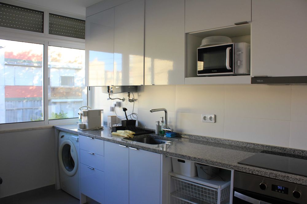 Quartos em apartamento remodelado