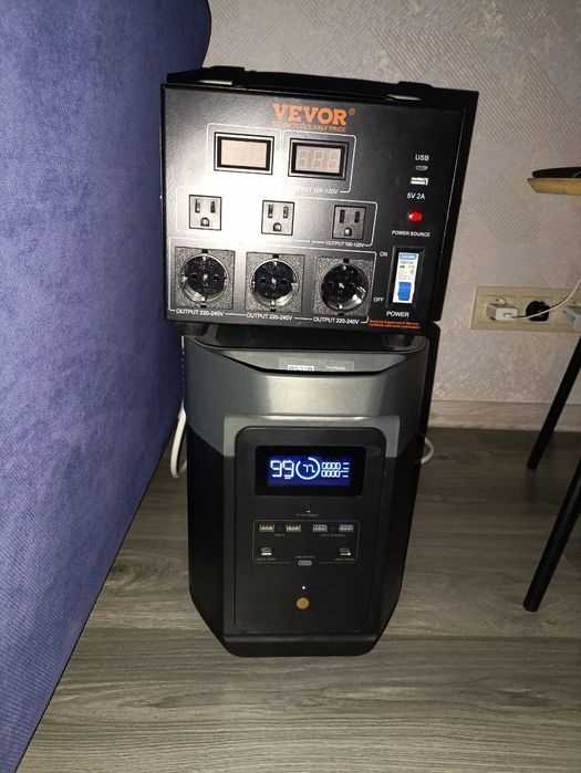 Ecoflow delta max 1600 + трансформатор 3 квт