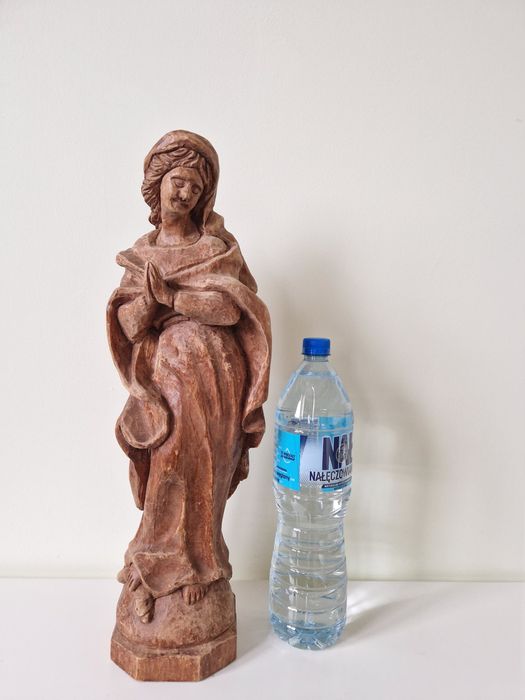 Figura Matki Boskiej – rzeźba drewniana 51 cm – Hiszpania