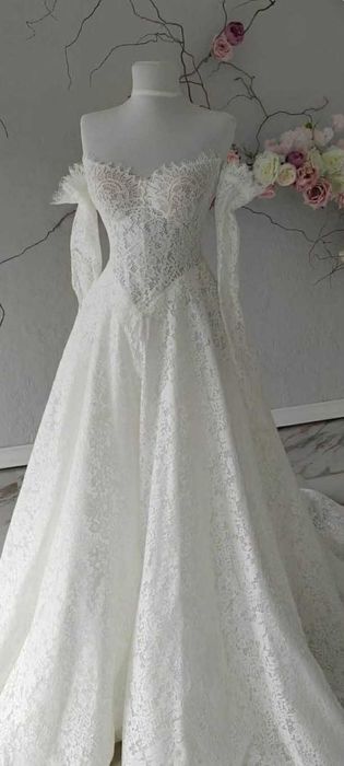 Nowa Suknia ślubna Sensi gorsetowa koronkowa ivory roz. 38